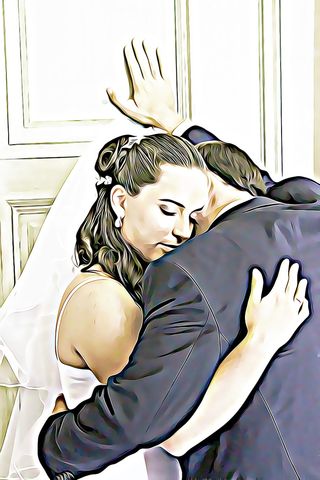 剪贴画、数码、婚礼、爱情、图形、新娘、活动、仅限女性