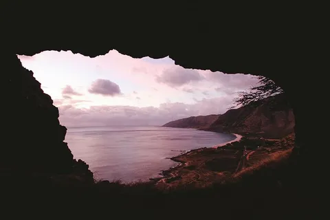 洞穴、黎明、黄昏、高山、自然、户外、风景、海洋 洞穴、黎明、黄昏、高山、自然、户外、风景、海洋