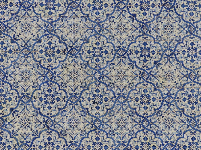 葡萄牙，azulejo，陶瓷，陶器，瓷砖，蓝色，azuleros，图案