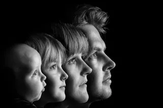 构图、家庭、凝聚力、依偎、视觉、儿童、剪影、肖像