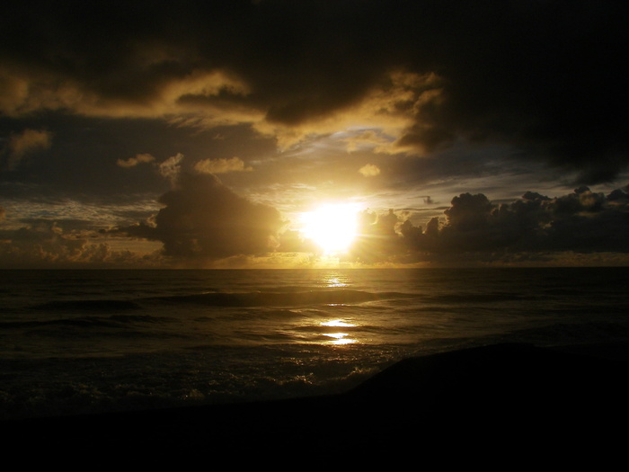sol，mar，dawn，beach，cresp，dawn，beira mar，sunrise