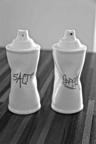 胡椒，盐，器皿，装饰，盐瓶，胡椒和盐，香料，装饰