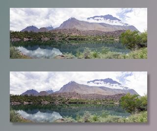 斯卡杜、湖泊、山脉、山脉、gb、北部、巴基斯坦、尼康