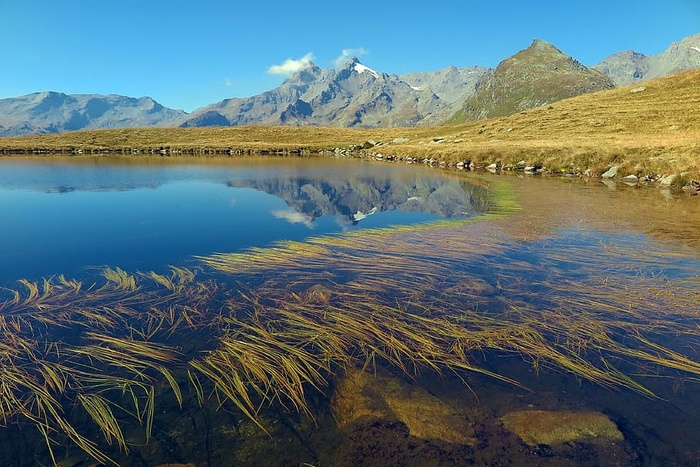 身体、水、山、白天、全景、风景、照片、范围