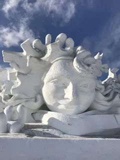 哈尔滨,太阳城,冰雕,白色,艺术与工艺,云天,天空,自然 哈尔滨,太阳城,冰雕,白色,艺术与工艺,云天,天空,自然