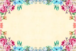 框架，花，背景，年份，玫瑰，花束，花，簇