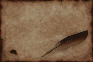 棕色羽毛画，复古，复古纸，旧纸，复古纸张，复古