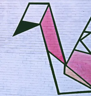 粉色和黑色抽象画 粉色和黑色抽象画