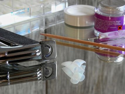 棕色、木制、木棍、指甲油、指甲胶、指甲、指甲