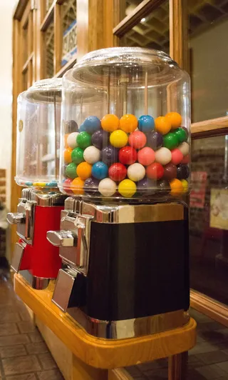 美国, 迈尔斯堡, 多色, 透明, 玻璃材料, 桌子, 室内, 容器