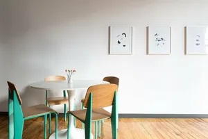 公寓、椅子、当代、装饰、空置、家具、房子、室内