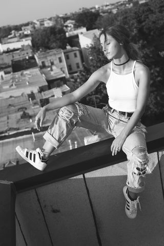 美国，布鲁克林，思考，前卫，都市，女人，时尚，女孩