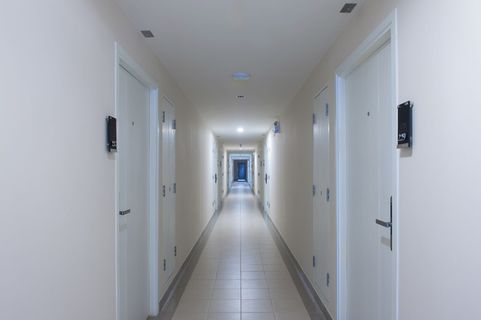 公寓, 通路, 走廊, 月亮, 构建, 商场, 室内, 入口