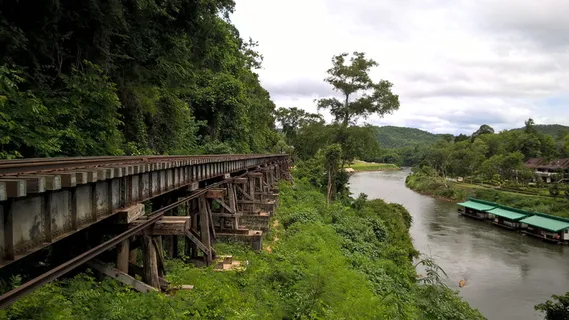 铁路、海滨、平行道路、树木、植物、水、自然、绿色 铁路、海滨、平行道路、树木、植物、水、自然、绿色