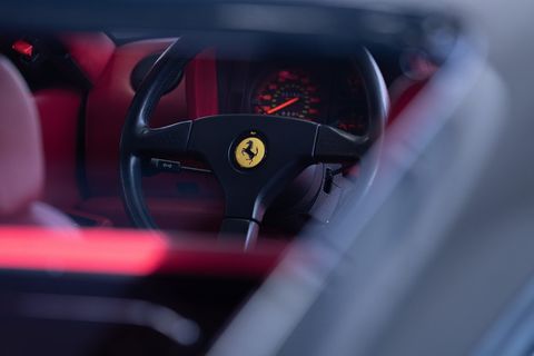 美国，高地牧场，丹佛法拉利，红色，内饰，赛车，方向盘