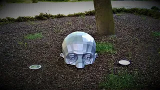 头，艺术，漂亮，脸，雕塑，艺术品，头，神秘