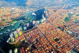 城市、景观、建筑、全景、摩天大楼、建筑、旅游、城市