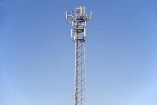 天空，科技，高，塔，天线，蓝天，手机塔，电子
