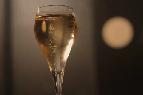 香槟、饮料、派对、庆典、波基背景、模糊背景、新年、点心