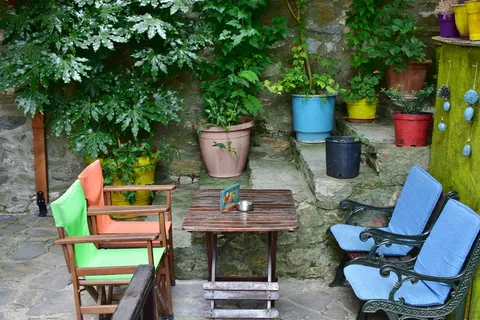 咖啡馆、餐厅、内波里、普拉塔莫纳斯、希腊、希腊大陆、奥林巴斯、马其顿中部 咖啡馆、餐厅、内波里、普拉塔莫纳斯、希腊、希腊大陆、奥林巴斯、马其顿中部