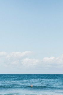 海滩，蓝色，云，颜色，人，海洋，户外，人