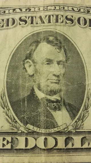 林肯，美元，美元，货币，美国，美国，货币，赚钱
