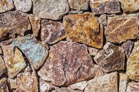 棕色的石头，碎石，面包，食物，墙壁，岩石，石墙，背景