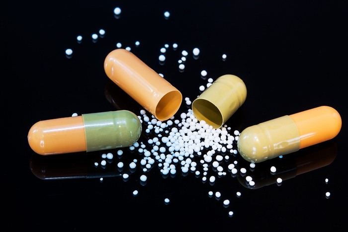 用过的胶囊药物, Drug, Encapsulate, Pills, Hard, Capsules, hard capsules, open