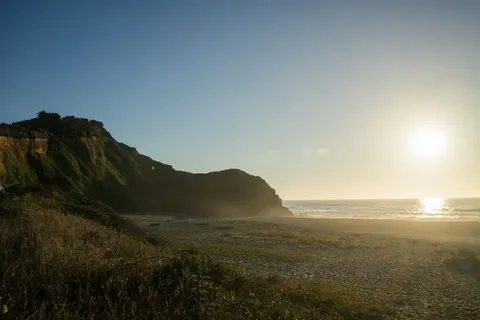美国, 特立尼达, 海洋, 水, 日落, 悬崖, 海滩, 夏季 美国, 特立尼达, 海洋, 水, 日落, 悬崖, 海滩, 夏季