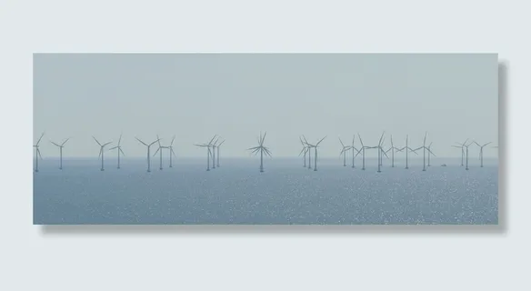 风力涡轮机地块、windräder、风电场、湖泊、能源、风能、发电、气候保护