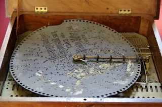 开始，留声机，主板，开始留声机，金属，孔，古董，博物馆