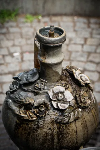 克鲁格，喷泉，喷水，水滴，水，滴水，湿，液体