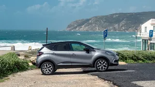 葡萄牙、卡斯凯斯、金乔海滩、蓝色、汽车、停车场、夏季、景观