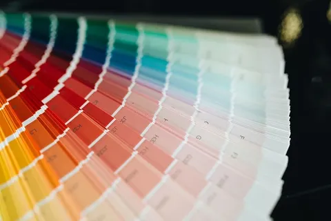 调色板指南。样品颜色目录。 调色板指南。样品颜色目录。