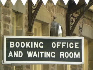 售票处，火车站，候车室，车站，旅行，火车，葡萄酒，等待