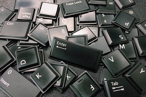 黑色计算机按键 黑色计算机按键