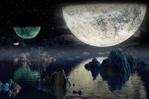 太空,行星,行星,月亮,光,夜晚,恒星,幻想 太空,行星,行星,月亮,光,夜晚,恒星,幻想
