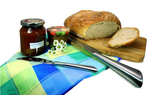 早餐，面包，吃，面包片，食物，果酱，零食，烘焙食品