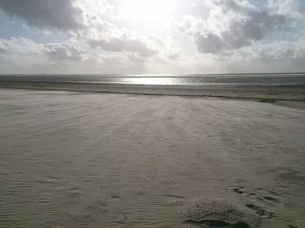 海滩、沙滩、风、海、天、地、水、水面上的地平线 海滩、沙滩、风、海、天、地、水、水面上的地平线