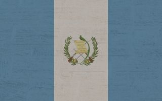 危地马拉，国旗，植物，生长，蓝色，没有人，自然，筑墙的特点