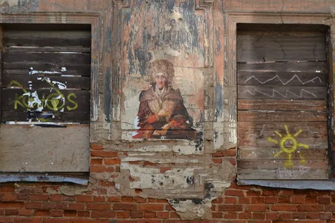 墙,绘画,街道,废弃建筑,砖墙,砖墙,建筑结构 墙,绘画,街道,废弃建筑,砖墙,砖墙,建筑结构