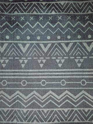 黑色、灰色、纺织品、牛仔布、图案、部落、服装、面料