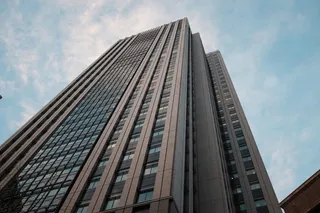 日本，minato，toranomon，大楼，大，东京，云，城市