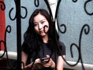 女人，肖像，美女，眼睛，微笑，夏天，夏天，一个人