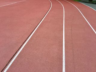 塑料、格子呢跑道、Target、塑料跑道、红色、跑步、休闲、职业