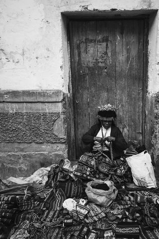 佩鲁，皮萨克，人，文化，黑白，入口，日，门