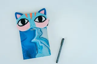 猫画，艺术，玩具，瓷器，陶器，钢笔，油漆容器，图形