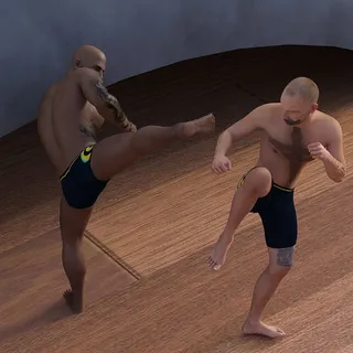 男人，武术，防守，战斗，斗士，运动，强壮，拳击手