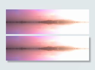 风景，粉色，水，海，镜像，梦境，梦境，倒影