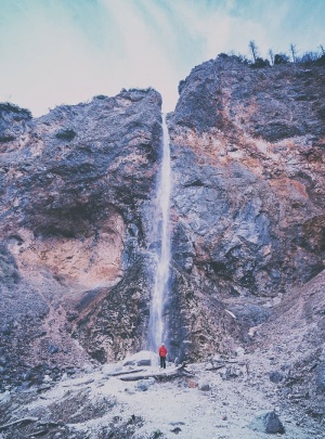冒险，寒冷，日光，高空，远足，风景，低角度拍摄，男人